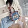 Cross border canvas bag new matai ethnic style elephant bag mujer simple trabajo bolsa de mano bolsa de lona bordada diagonal cross casual bolsa de lona simple commuter tote bolsa de lona de un hombro details Picture